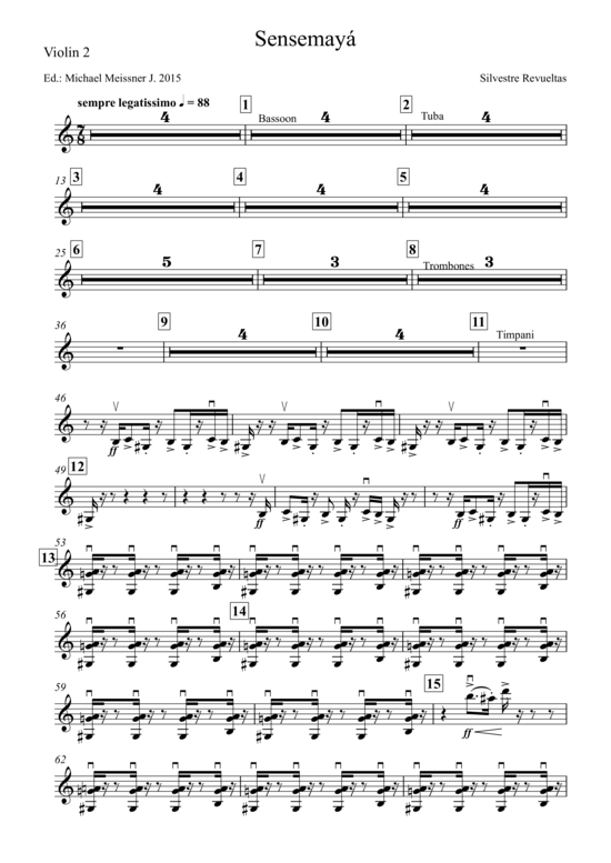 gallery: Sensemaya , , (Violine 2)