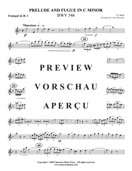 gallery: Prelude und Fuge in C-Moll , , (Blechbläserquintett)