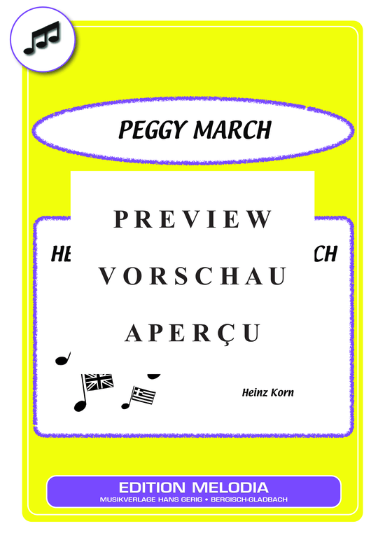 gallery: Hey, das ist Musik für dich , March, Peggy, (Melodie-Stimmen in C/B/Es)