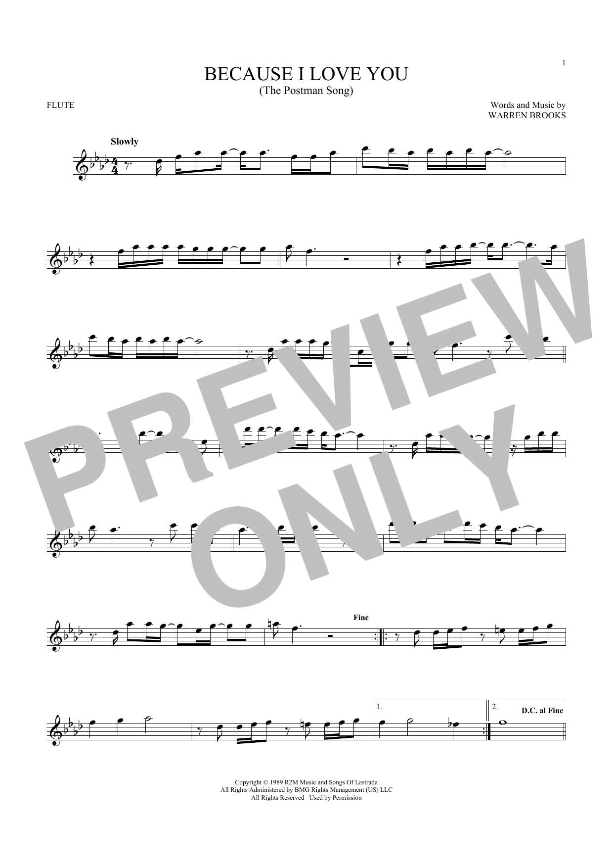 Product gallery: Page 1 of 1 Because I Love You (The Postman Song), Stevie B