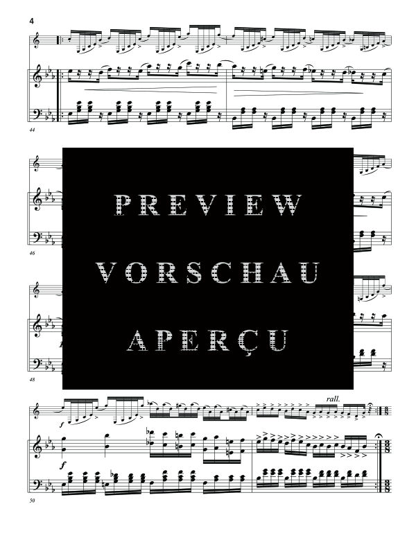 Product gallery: Page 10 of 11 Quartetto Variato on Rigoletto, , (clarinet in E flat and piano)