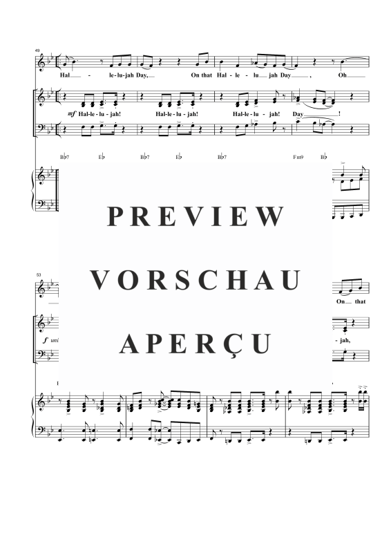 Produktgalerie: Seite 10 von 11 When the Saints Go Marchin´ In, , Gemischter Chor SAB, Solo und Klavier