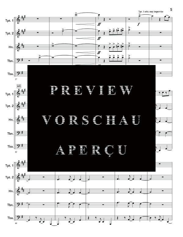 Produktgalerie: Seite 9 von 11 Salsa Metalica, , (Blechbläser Quintett)