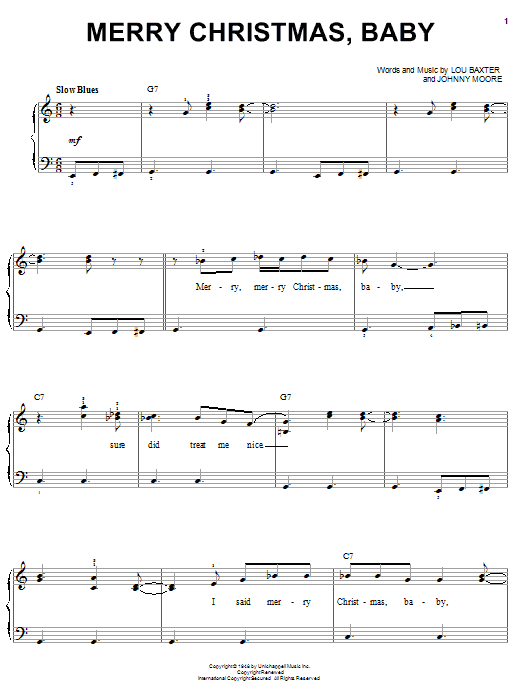 Product picture to:  Merry Christmas, Baby - Elvis Presley