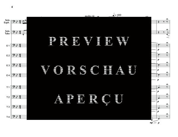 Produktgalerie: Seite 8 von 11 Cousins, , (Brass Ensemble Euphonium, Tuba und EETT)