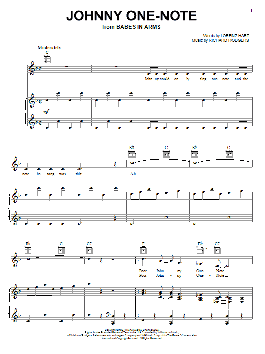Produktbild zu: Johnny One Note