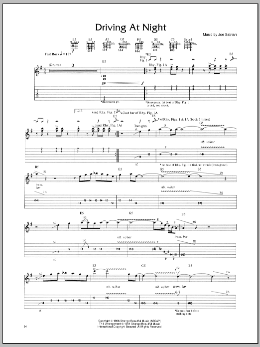 Produktgalerie: Seite 1 von 1 Driving At Night, Joe Satriani, Gitarre