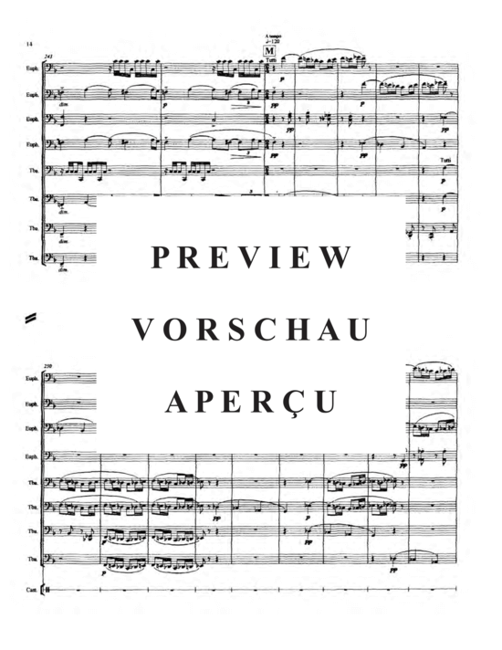 Produktgalerie: Seite 18 von 21 Danse Bacchanale , , (Tuba Ensemble EEEETTTT + Percussion)