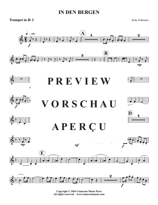 Produktgalerie: Seite 11 von 18 In Den Bergen , , (Blechbläserquintett)