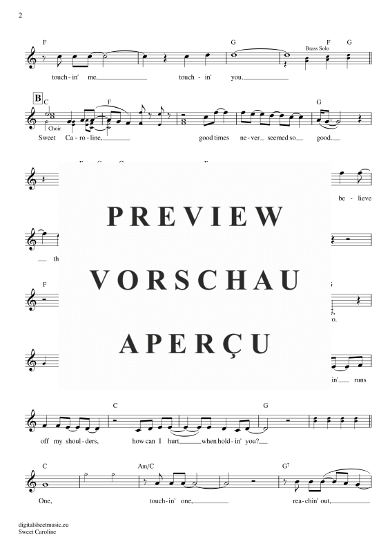 Product gallery: Page 3 of 7 Sweet Caroline , Diamond, Neil, (Keyboard)