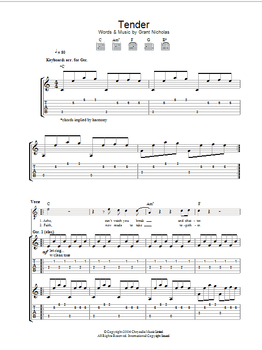 Produktbild zu: Tender