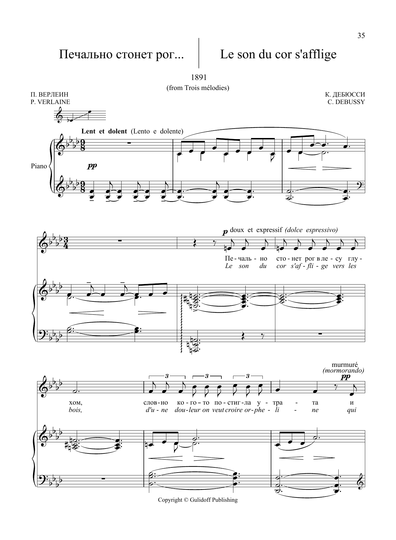 Produktbild zu: 20 Songs Vol. 2: Le son du cor s'afflige from Trois mélodies