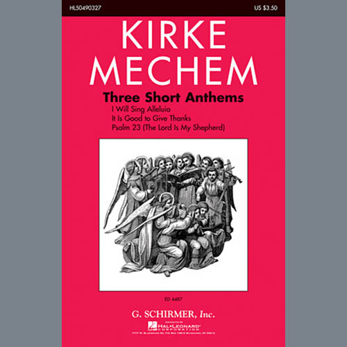 cover: Three Short Anthems, Kirke Mechem, Chor