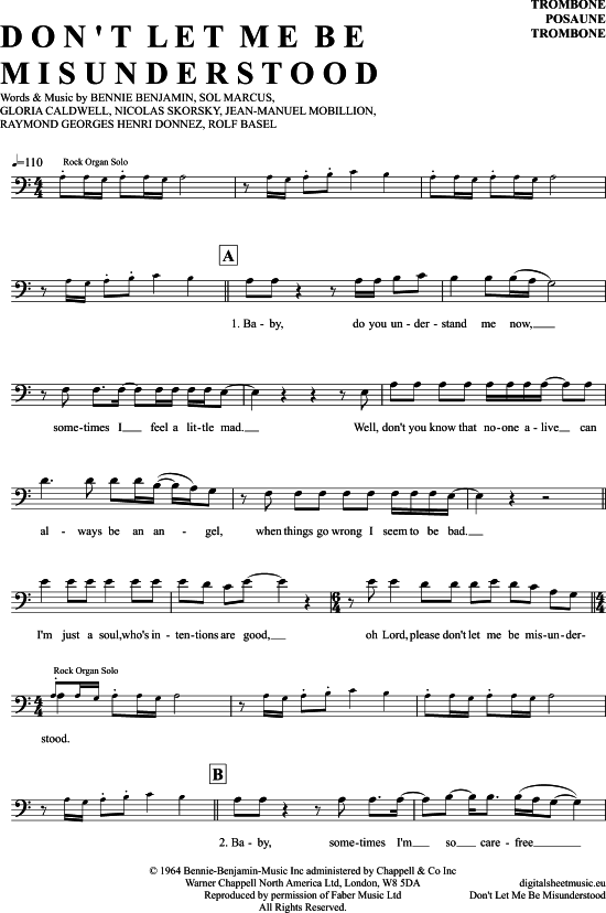 Product picture to: Don´t Let Me Be Misunderstood The Animals