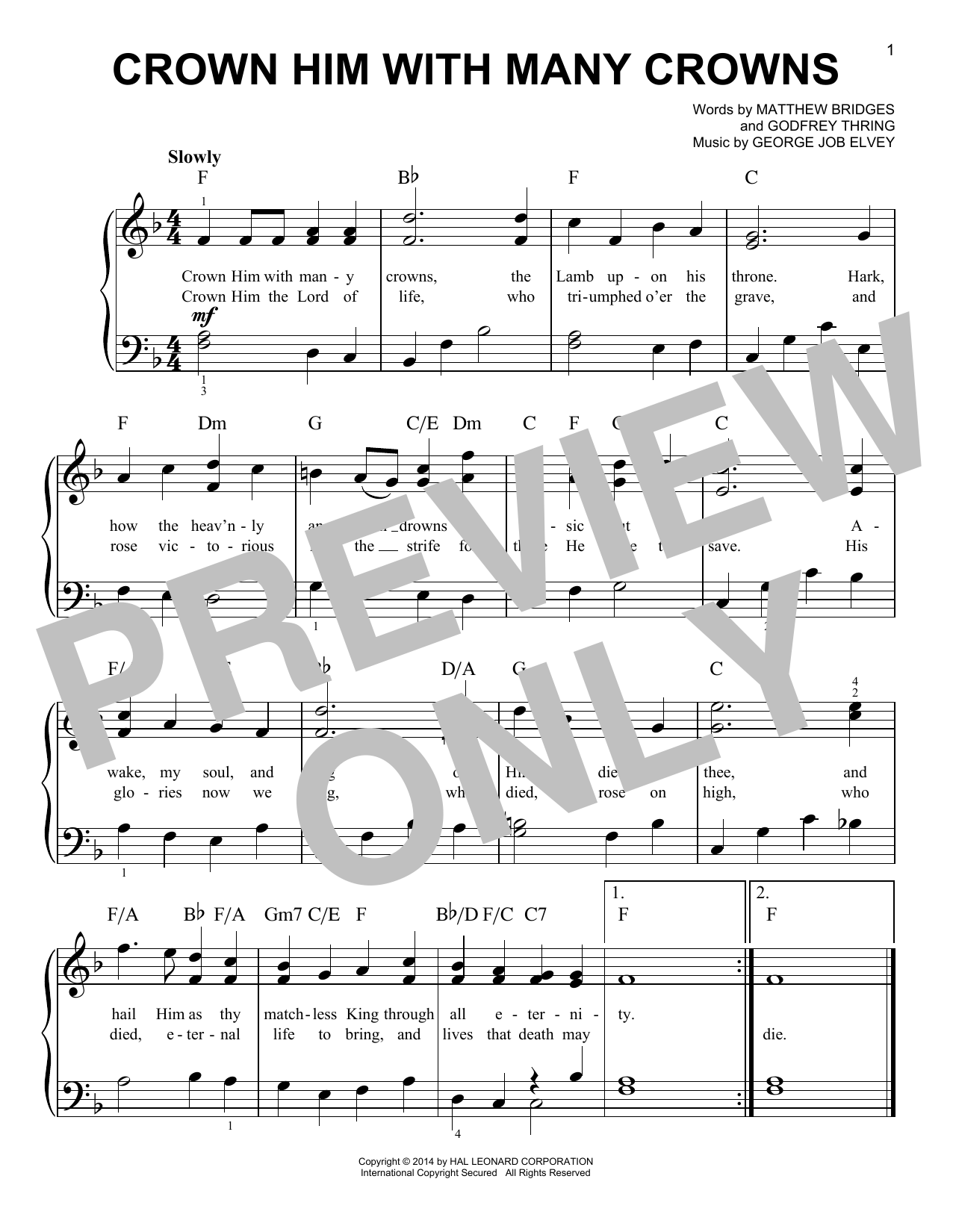 Produktbild zu: Crown Him With Many Crowns