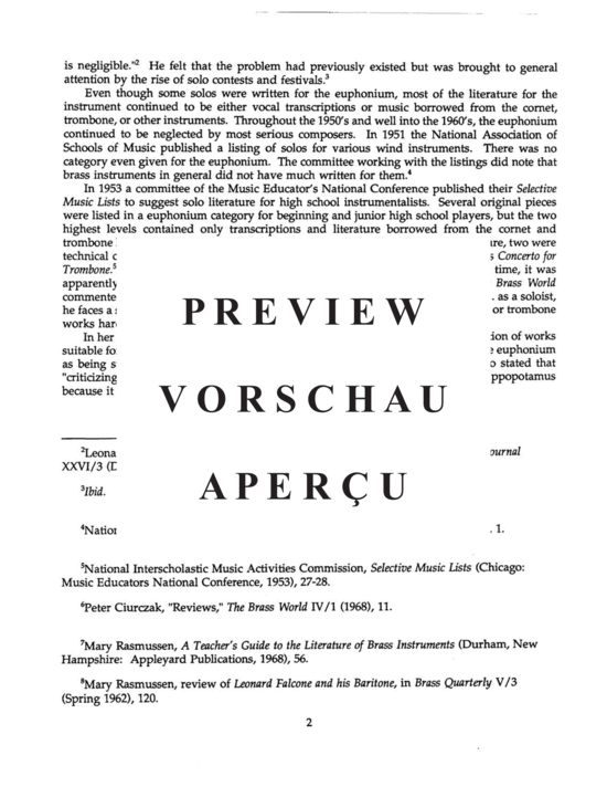 gallery: An Annotated Bibliography , , (Euphonium)