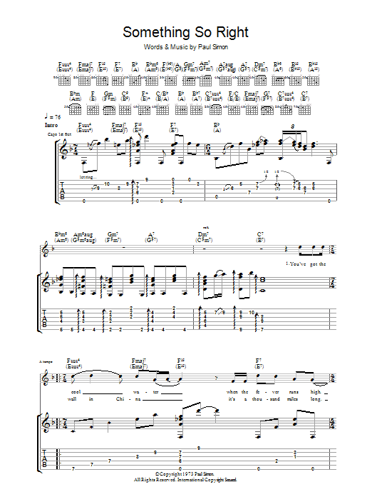 Product gallery: Page 1 of 1 Something So Right, Paul Simon