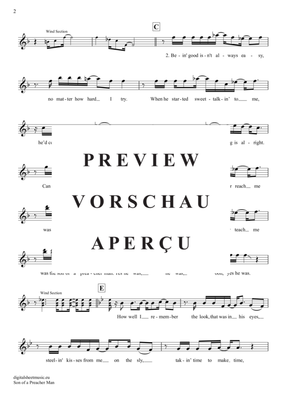 Produktgalerie: Seite 3 von 4 Son Of A Preacher Man  , Springfield, Dusty, (Oboe)