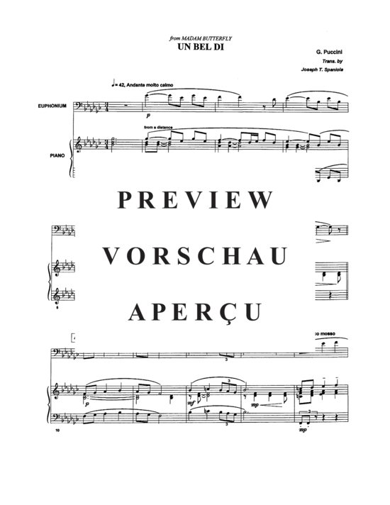 Product gallery: Page 6 of 21 Four Puccini Arias , , (euphonium + piano)