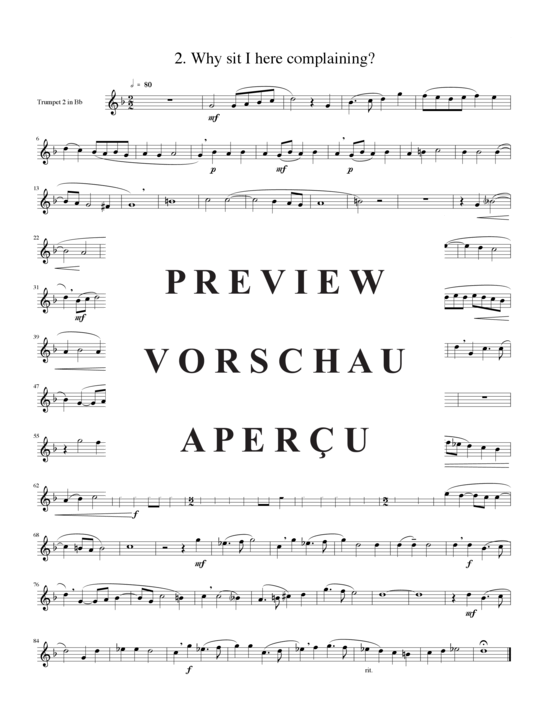 Produktgalerie: Seite 15 von 15 Zwei Madrigale Vol. 5, , (2xTrompete in B/C, Horn in F, Posaune)
