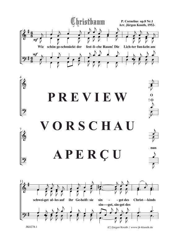 Product gallery: Page 2 of 4 Wie schön geschmückt der festliche Raum , , (mixed choir)
