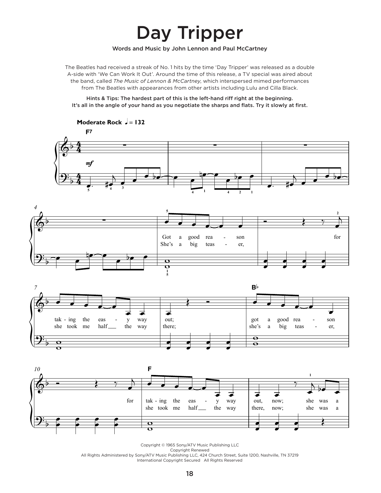 Product picture to:  Day Tripper - The Beatles