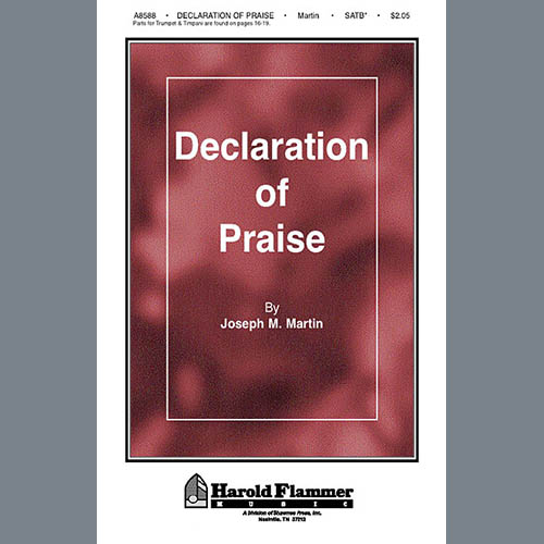 cover: Declaration Of Praise, Joseph M. Martin