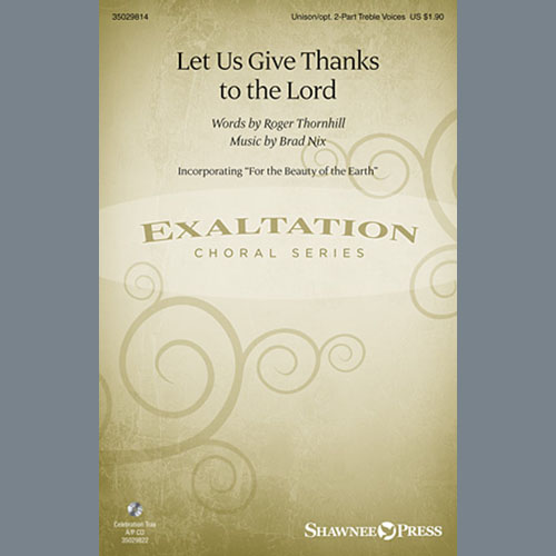 cover: Let Us Give Thanks To The Lord, Brad Nix
