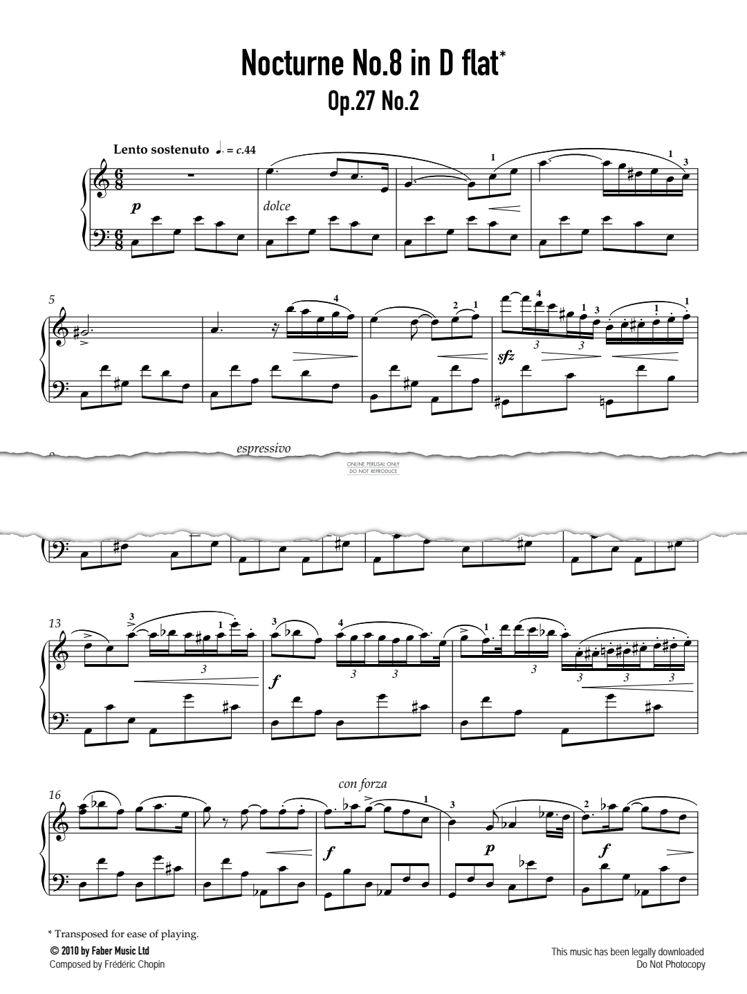 Product picture to: Nocturne No.8 in D Flat