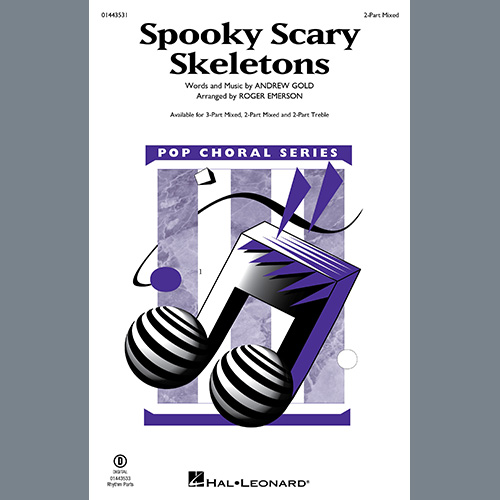 cover: Spooky Scary Skeletons (arr. Roger Emerson), Andrew Gold, Chor
