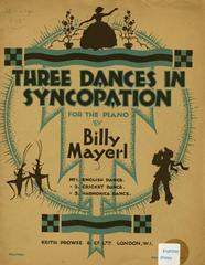 cover: English Dance (from 'Three Dances In Syncopation Op.73'), Billy Mayerl, Klavier