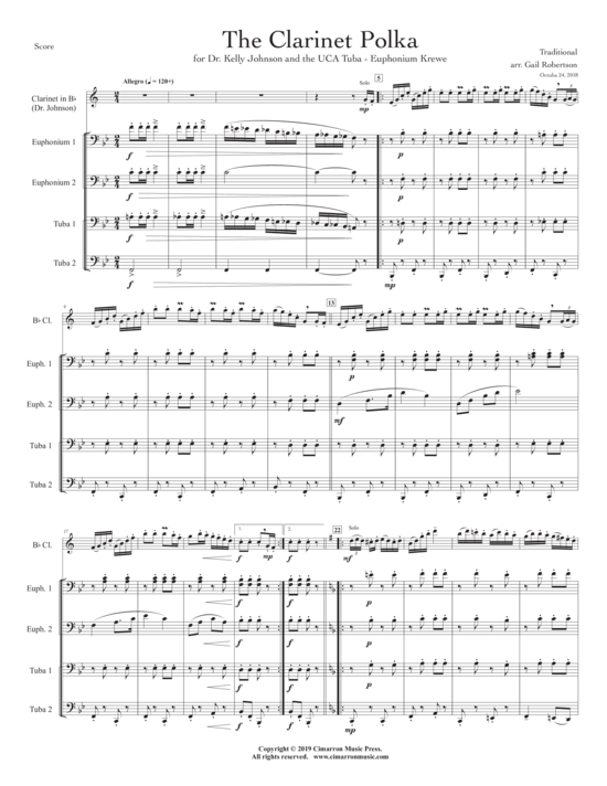 Product picture to: Clarinet Polka, The Traditional