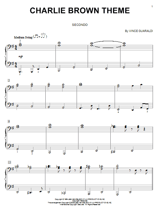 Produktbild zu: Charlie Brown Theme