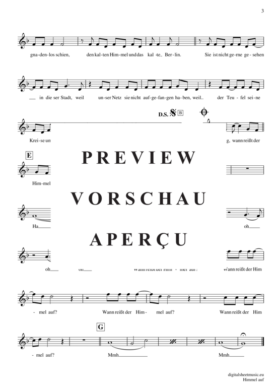 Produktgalerie: Seite 4 von 4 Himmel auf , Silbermond, Trompete in B