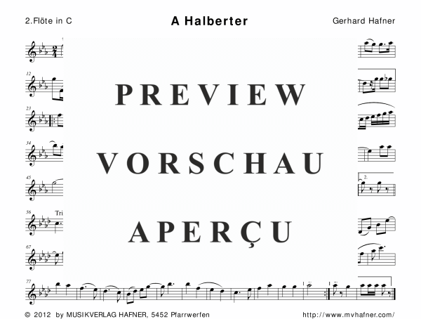 Product gallery: Page 5 of 11 A Halberter, , (woodwind and brass)