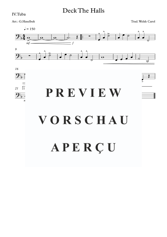 Produktgalerie: Seite 8 von 8 Deck The Halls, , (Blechbläserquartett)