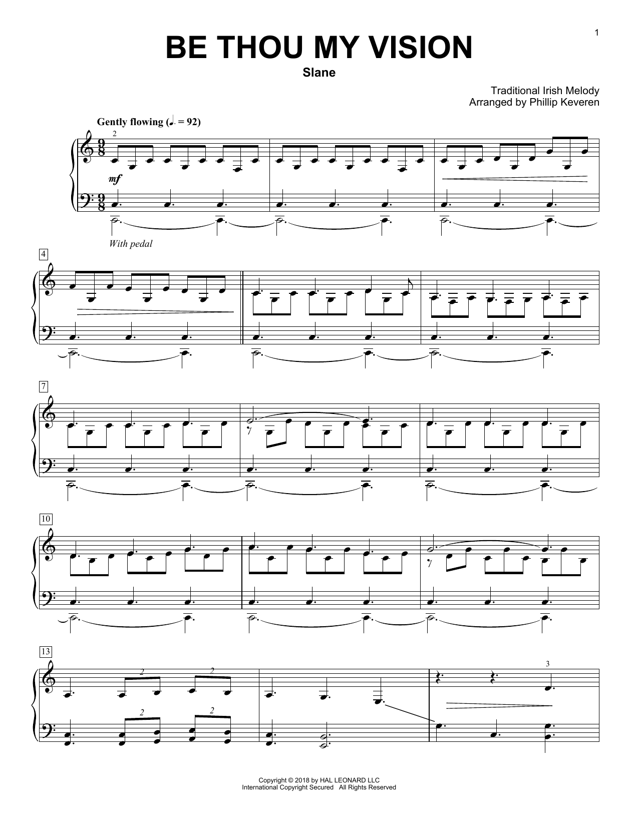 Produktbild zu: Be Thou My Vision (arr. Phillip Keveren)