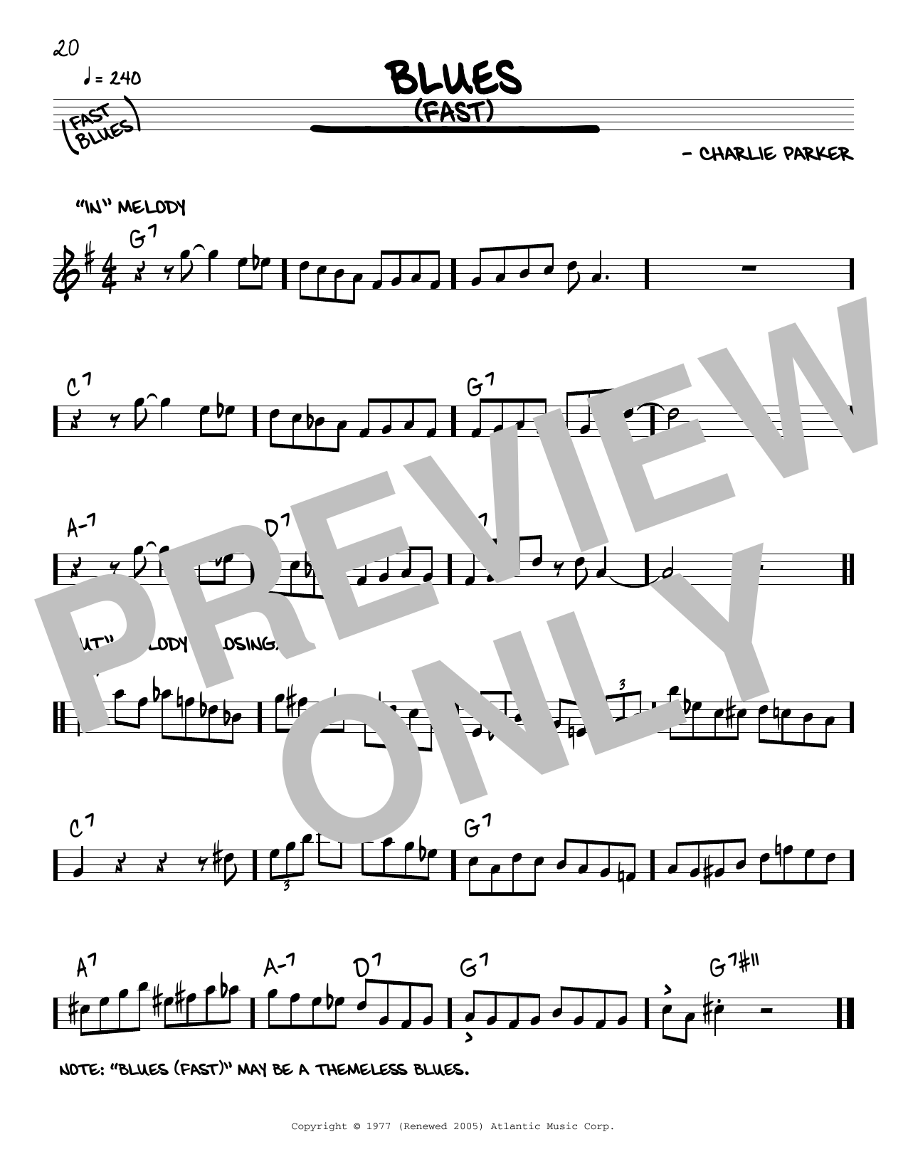 Produktbild zu: Blues (Fast)