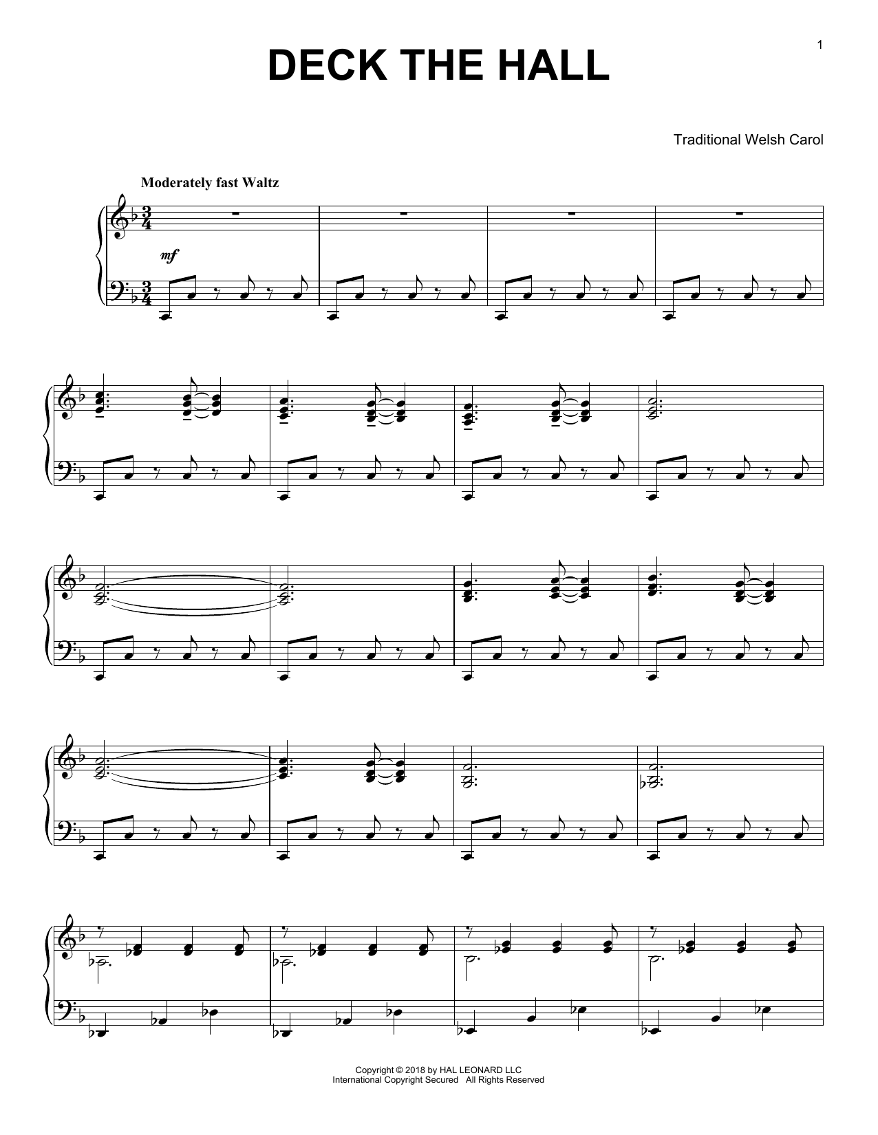 Product picture to: Deck The Hall [Jazz version]