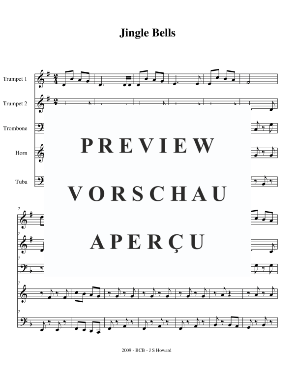 Produktgalerie: Seite 3 von 10 Jingle Bells, , BlechblÀser Quintett