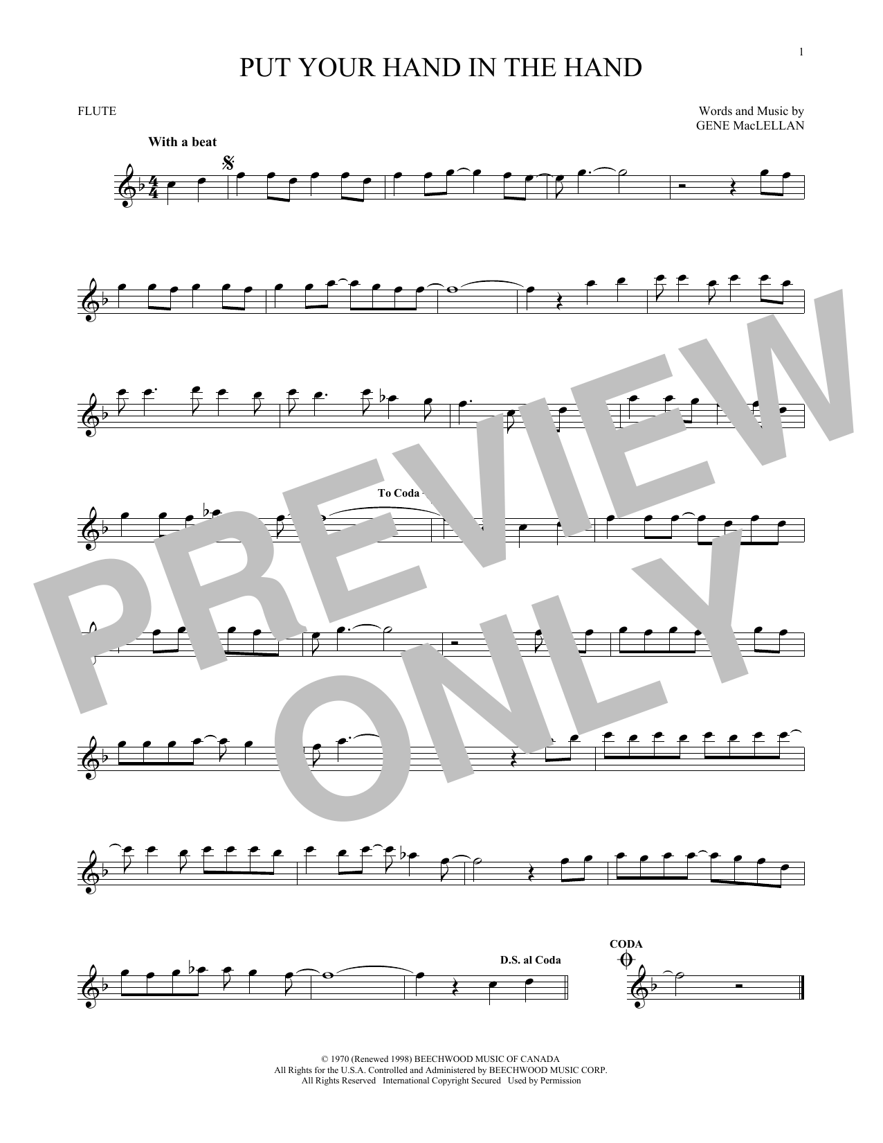 Product gallery: Page 1 of 1 Put Your Hand In The Hand, Ocean