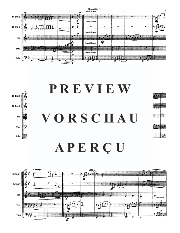 Produktgalerie: Seite 11 von 11 Quintet No. 1, , Blechbläserquintett