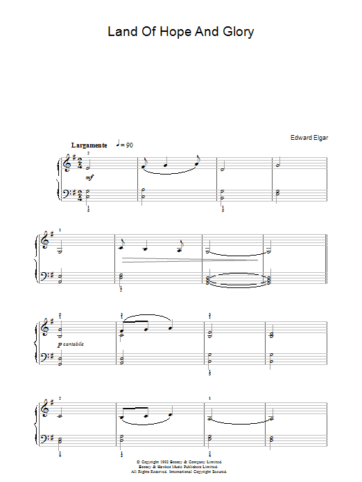 Product gallery: Page 1 of 1 Land Of Hope And Glory, Edward Elgar