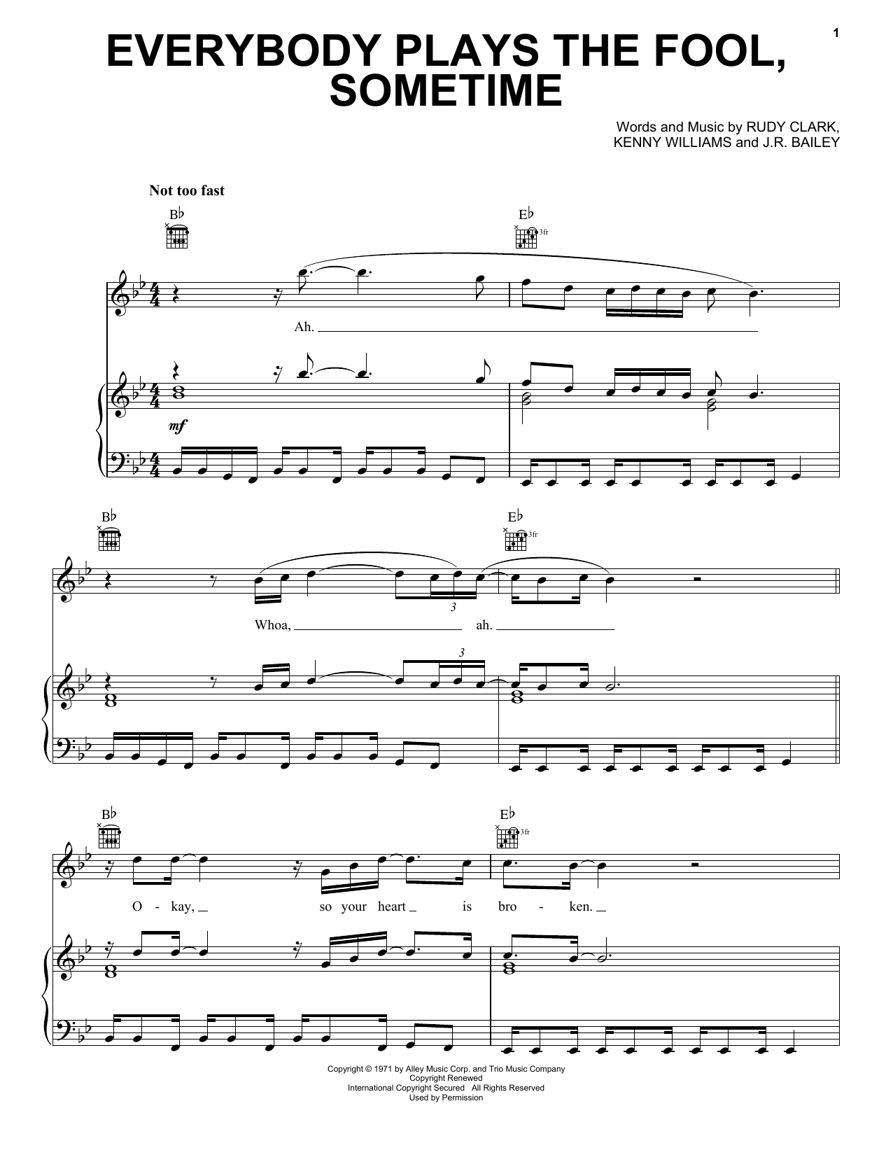 Produktbild zu: Everybody Plays The Fool, Sometime