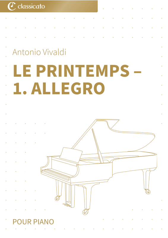 Produktbild zu: Le Printemps - 1. Allegro - version simplifiéeAntonio Vivaldi
