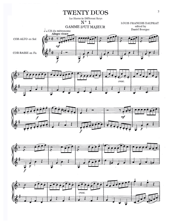 Produktbild zu: 20 Duos for Horns in Different KeysLouis François Dauprat