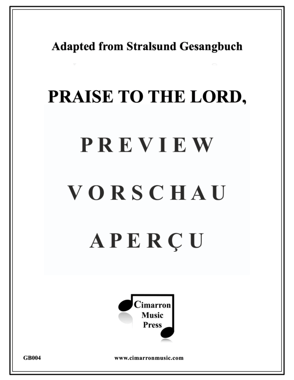 Product gallery: Page 2 of 11 Praise to the Lord, The Almighty, , Trombone Quintet