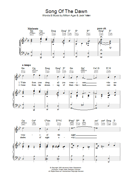 Produktbild zu: Song Of The Dawn