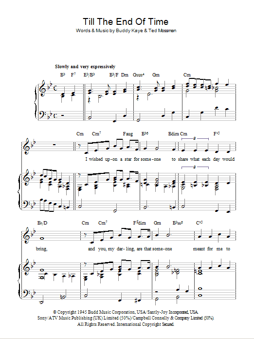 Product gallery: Page 1 of 1 Till The End Of Time, Perry Como
