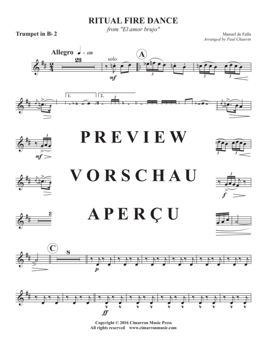 Produktgalerie: Seite 10 von 17 Ritual Fire Dance , , (Blechbläserquintett)